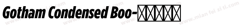 Gotham Condensed Boo字体转换